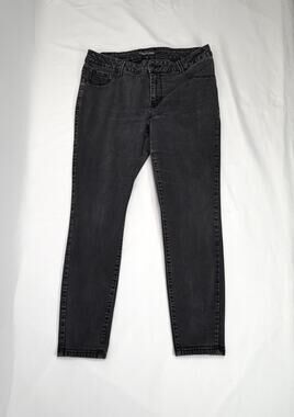 Maurices Womens 16W Regular Black Skinny Jeans Stretch Denim Plus Size 16W